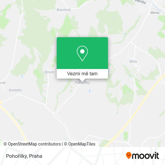 Pohořílky mapa