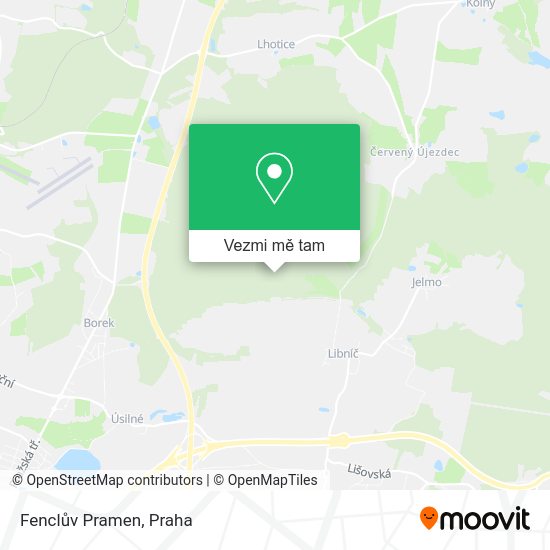 Fenclův Pramen mapa