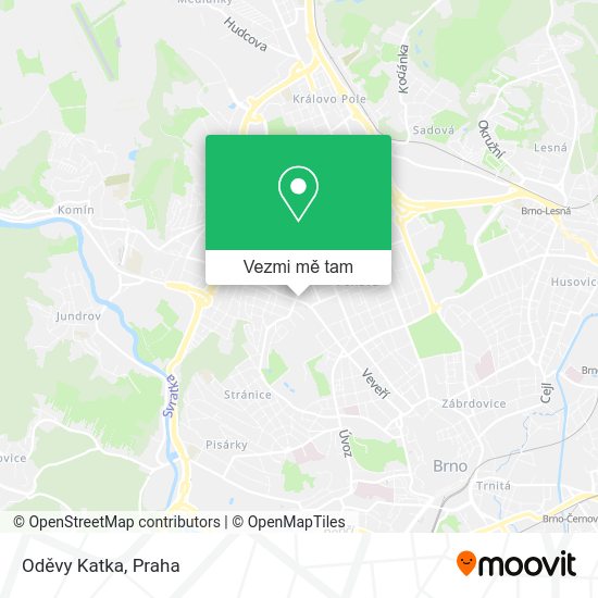 Oděvy Katka mapa