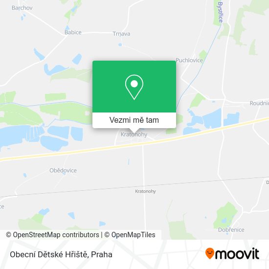 Obecní Dětské Hřiště mapa