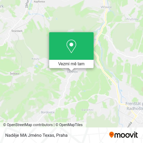 Naděje MA Jméno Texas mapa