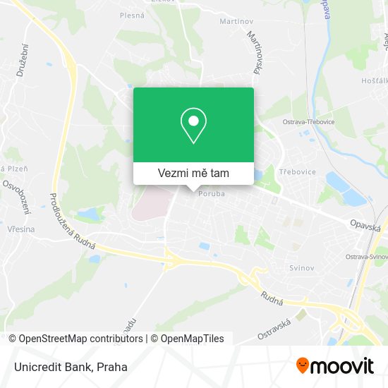 Unicredit Bank mapa