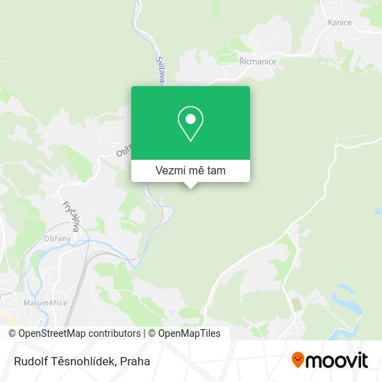 Rudolf Těsnohlídek mapa