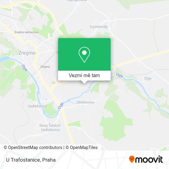 U Trafostanice mapa