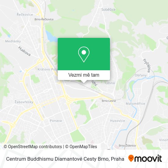Centrum Buddhismu Diamantové Cesty Brno mapa