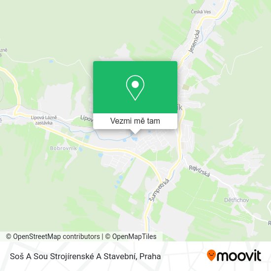 Soš A Sou Strojírenské A Stavební mapa