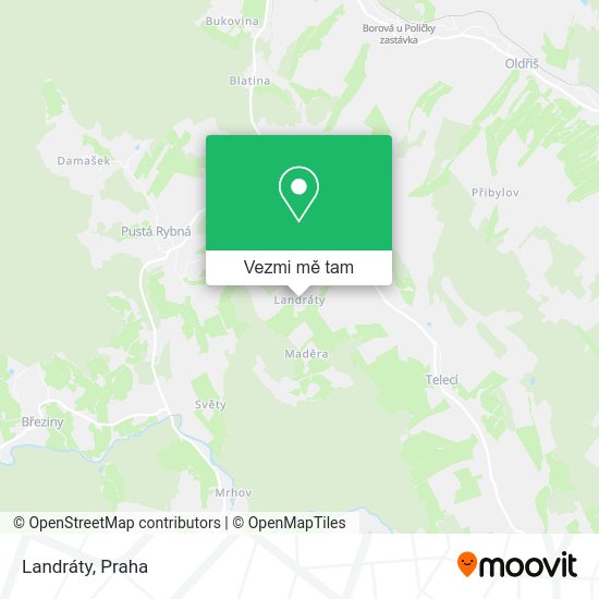 Landráty mapa
