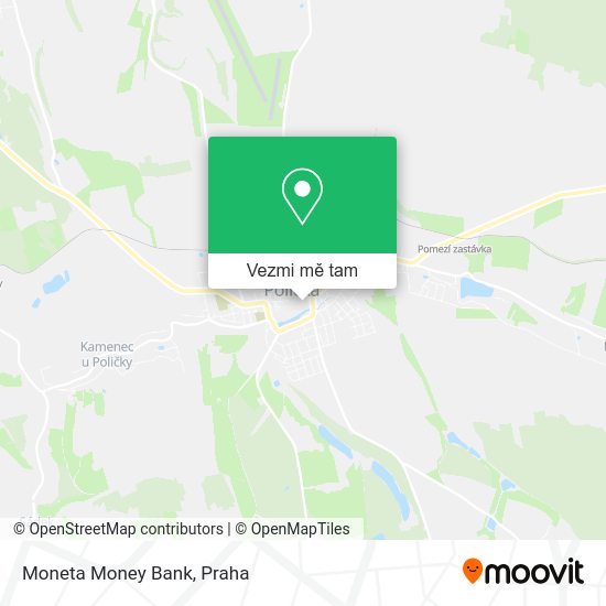 Moneta Money Bank mapa
