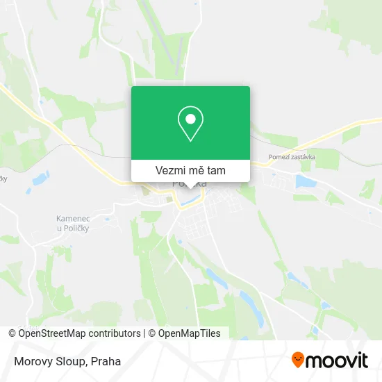 Morovy Sloup mapa