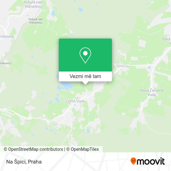 Na Špici mapa