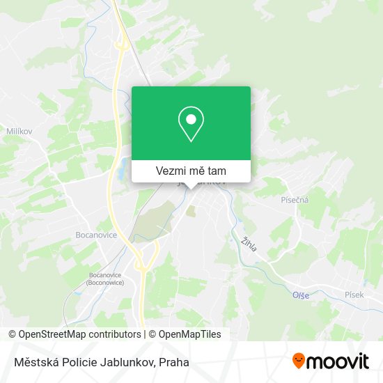 Městská Policie Jablunkov mapa