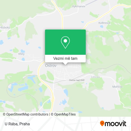 U Rába mapa