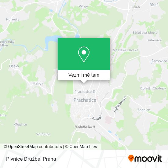 Pivnice Družba mapa