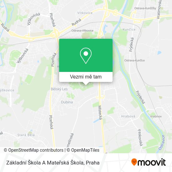 Základní Škola A Mateřská Škola mapa