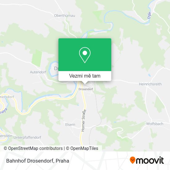 Bahnhof Drosendorf mapa