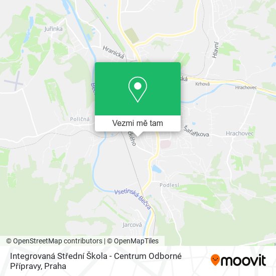 Integrovaná Střední Škola - Centrum Odborné Přípravy mapa