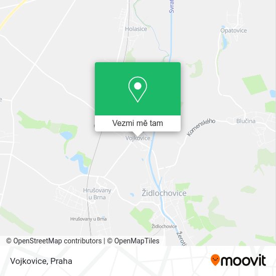 Vojkovice mapa