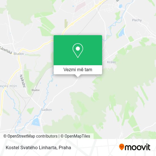 Kostel Svatého Linharta mapa
