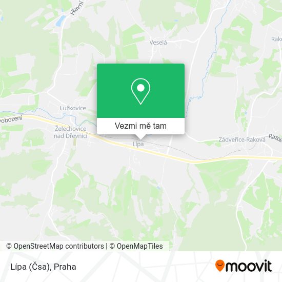 Lípa (Čsa) mapa