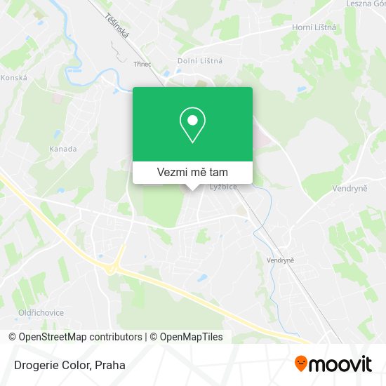 Drogerie Color mapa
