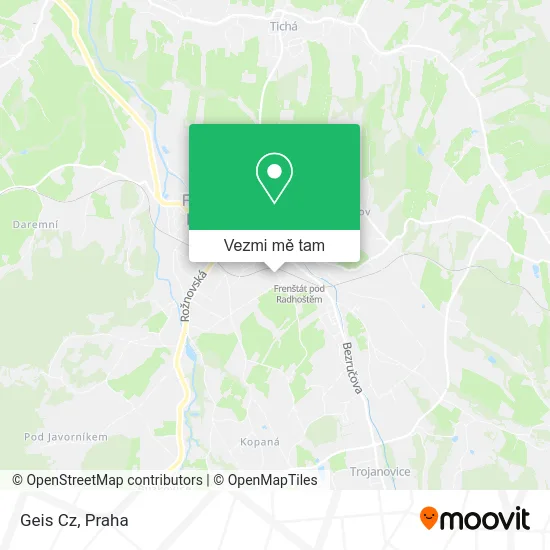 Geis Cz mapa