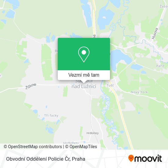 Obvodní Oddělení Policie Čr mapa