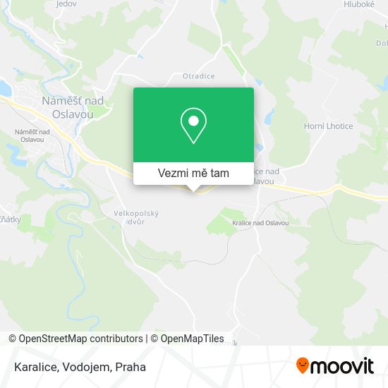 Karalice, Vodojem mapa
