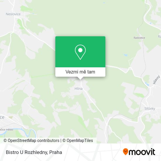 Bistro U Rozhledny mapa