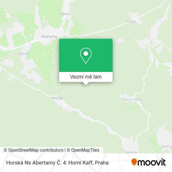 Horská Ns Abertamy Č. 4: Horní Kaff mapa