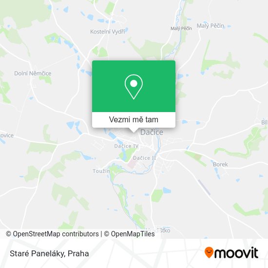 Staré Paneláky mapa