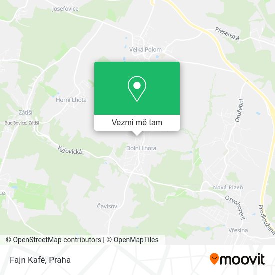 Fajn Kafé mapa