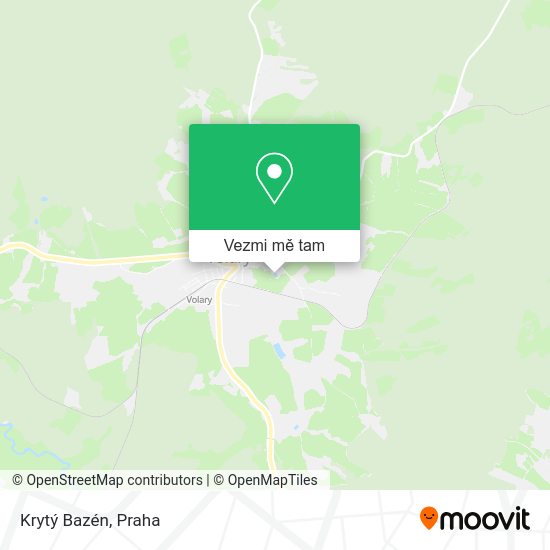 Krytý Bazén mapa