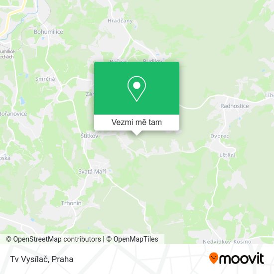 Tv Vysílač mapa