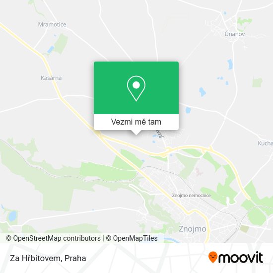 Za Hřbitovem mapa