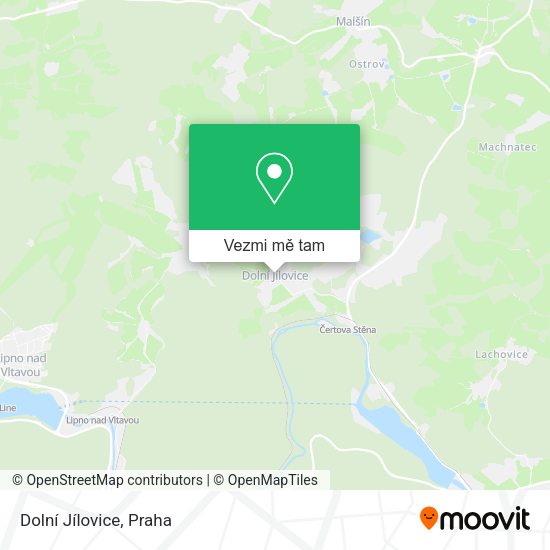 Dolní Jílovice mapa