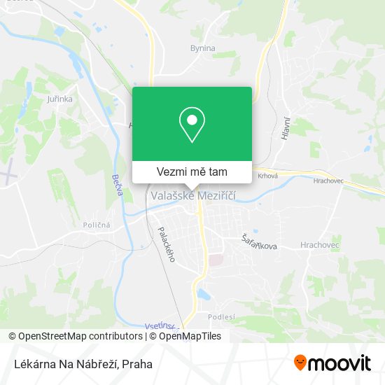 Lékárna Na Nábřeží mapa