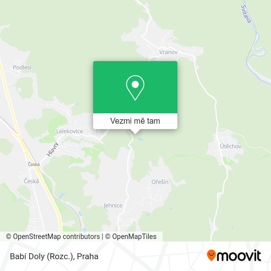 Babí Doly (Rozc.) mapa