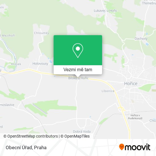 Obecní Úřad mapa