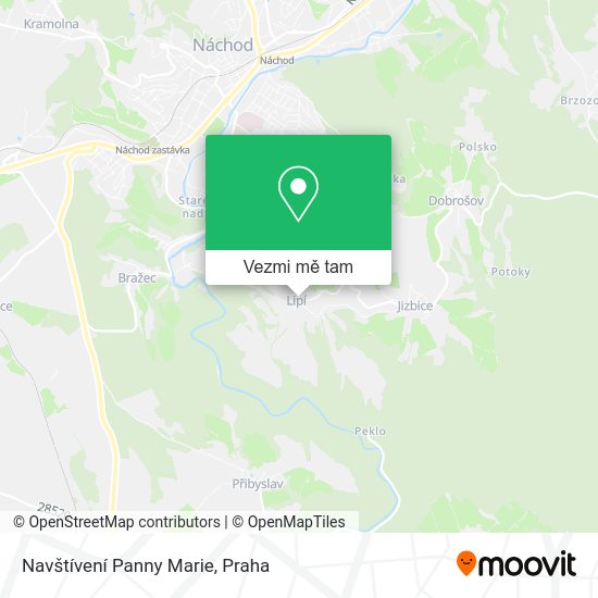 Navštívení Panny Marie mapa