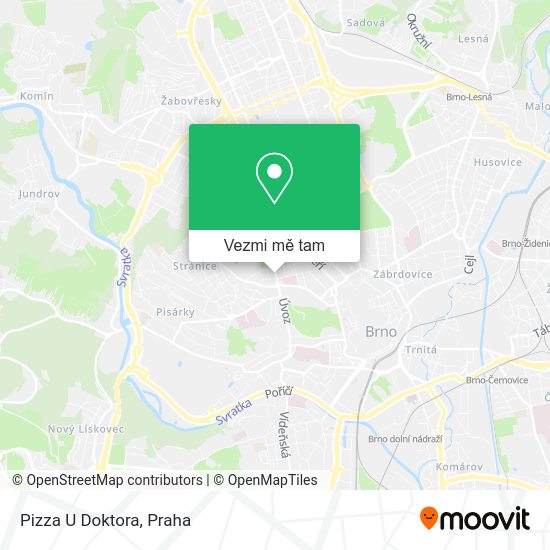 Pizza U Doktora mapa