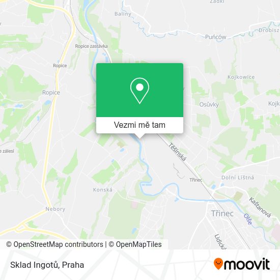 Sklad Ingotů mapa