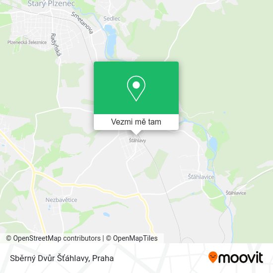 Sběrný Dvůr Šťáhlavy mapa