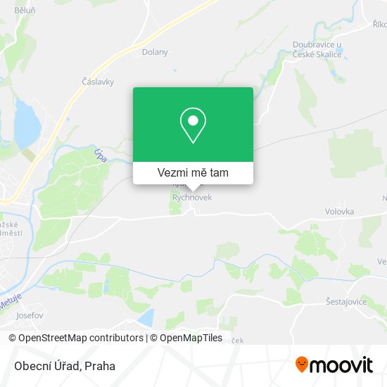 Obecní Úřad mapa