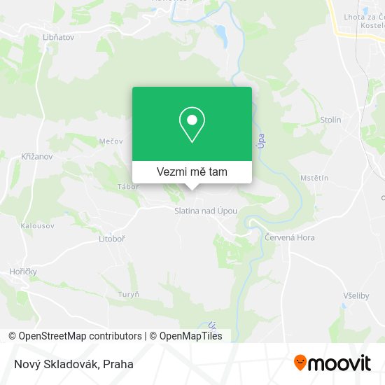 Nový Skladovák mapa