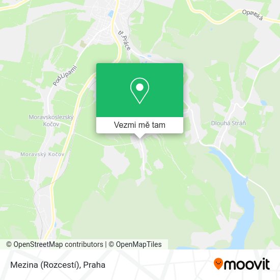 Mezina (Rozcestí) mapa