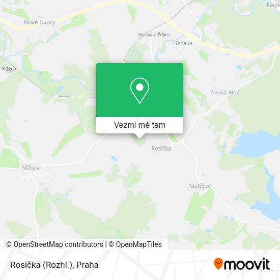 Rosička (Rozhl.) mapa