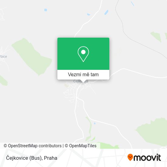Čejkovice (Bus) mapa