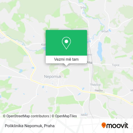 Poliklinika Nepomuk mapa