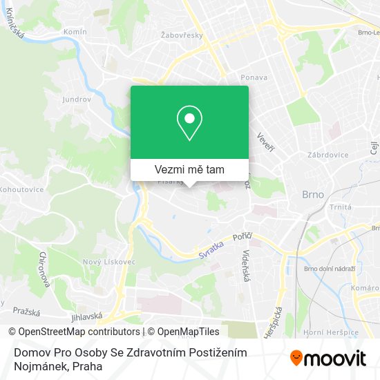 Domov Pro Osoby Se Zdravotním Postižením Nojmánek mapa