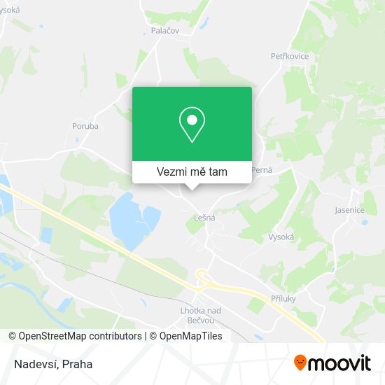Nadevsí mapa